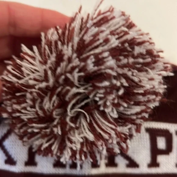 PINK knit beanie hat cap - Picture 3 of 5